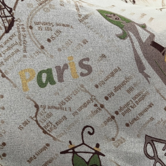 SCARF Sheer Charming Made Italy World Cities Whimsical Pattern Lightweight - Picture 8 of 12